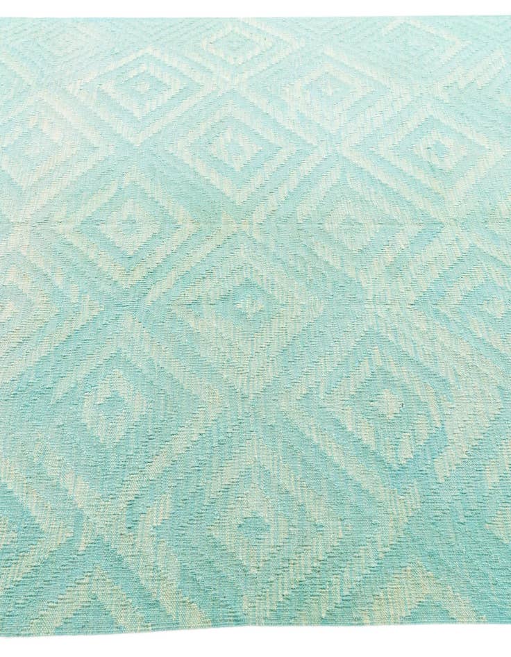 Detail image of 5' 10 x 7' 10  Hand Woven Kilim Modern Wool Rug