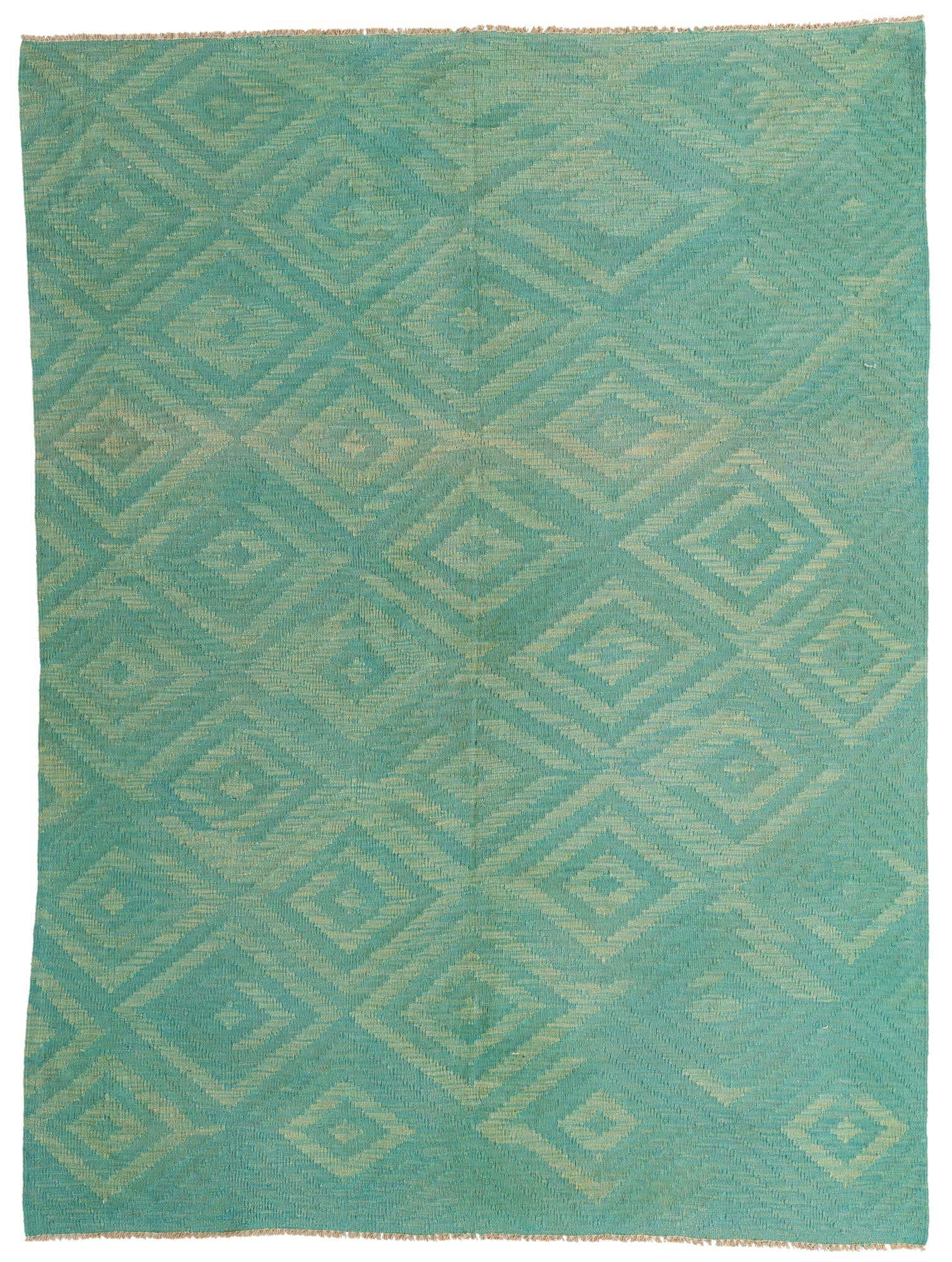 5' 10 x 7' 10 Hand Woven Kilim Modern Wool Rug
