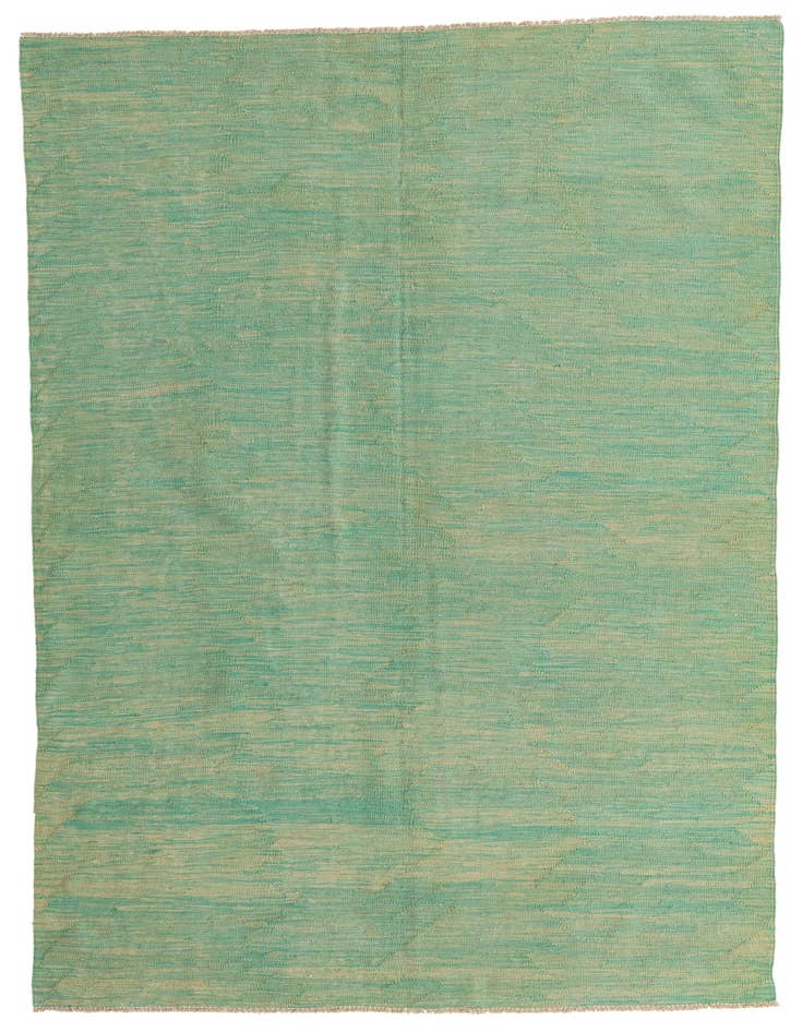 Detail image of 5' 8 x 8' 3 Hand Woven Kilim Modern Wool Rug