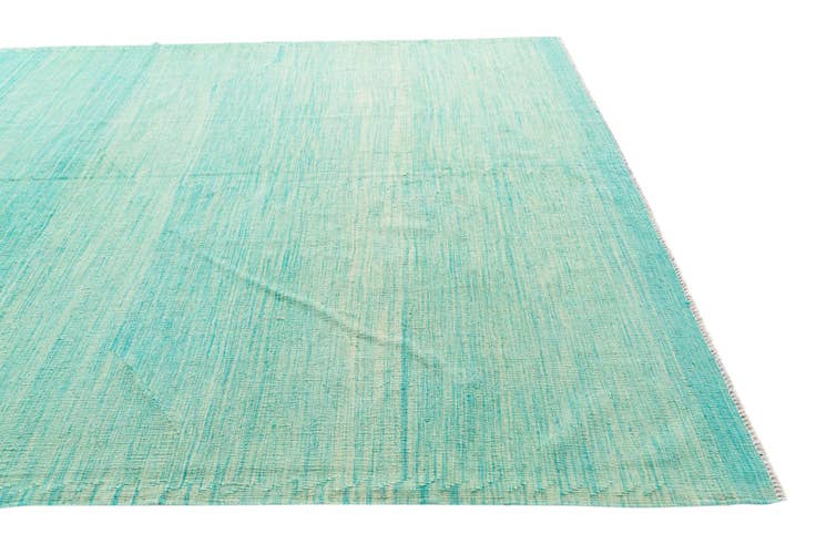 Detail image of 6' 7 x 10' 2 Hand Woven Kilim Modern Wool Rug