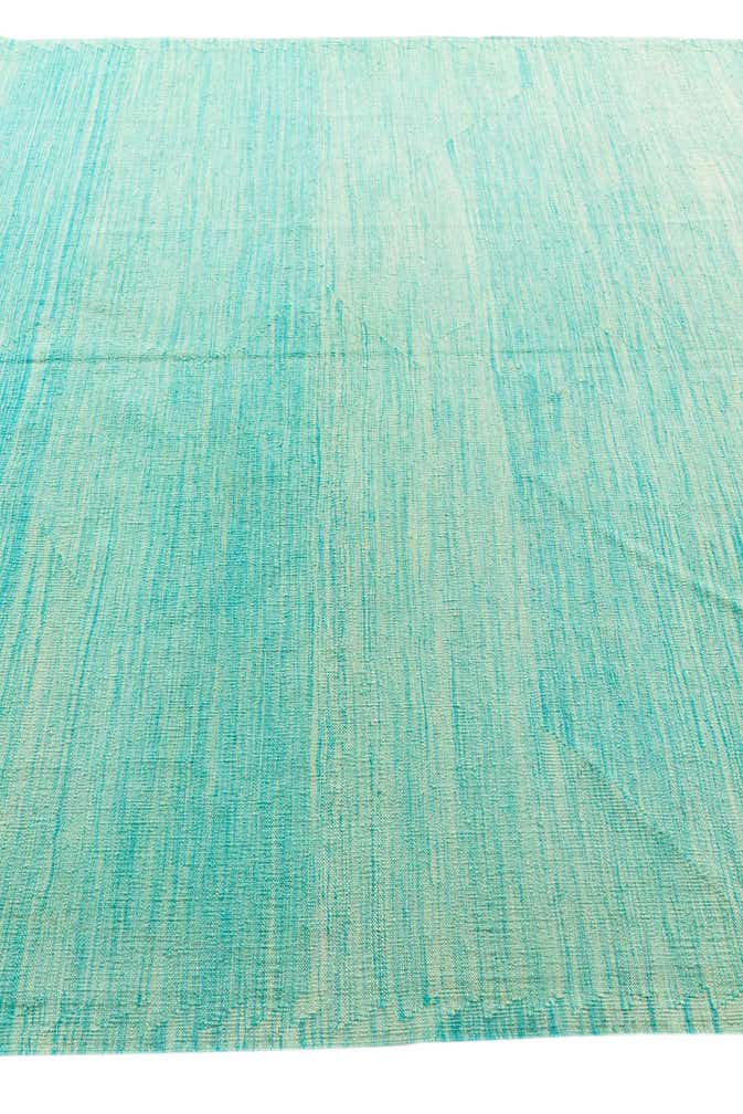 6' 7 x 10' 2 Hand Woven Kilim Modern Wool Rug