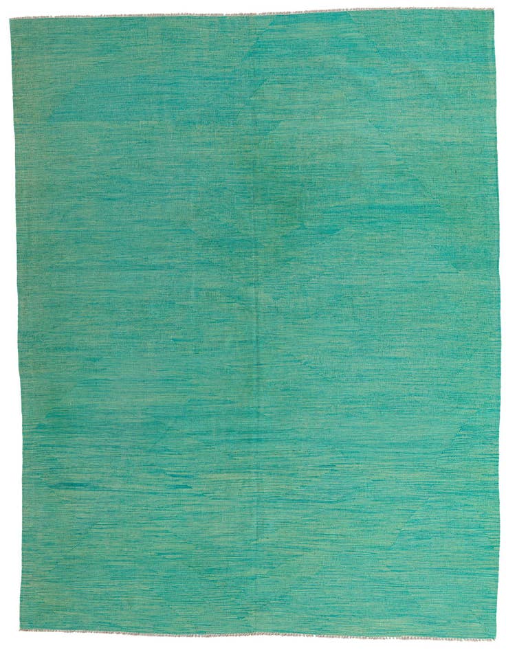 Detail image of 6' 7 x 9' 2 Hand Woven Kilim Modern Wool Rug