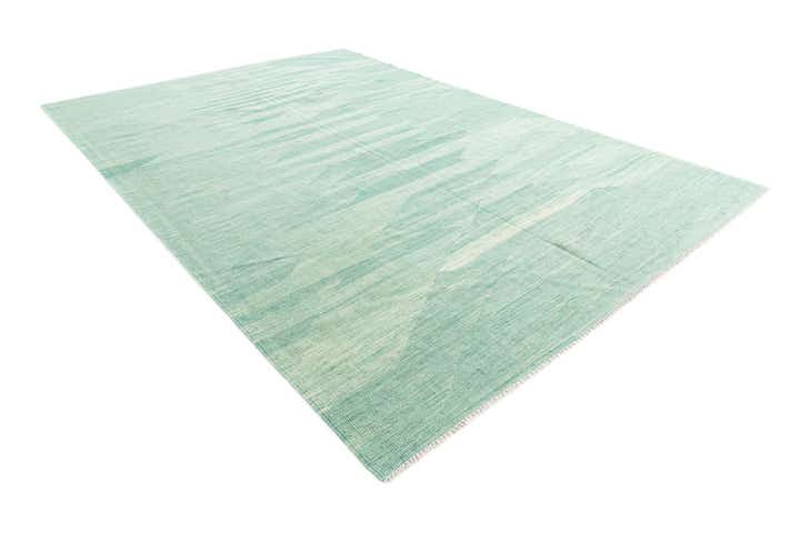 6' 6 x 9' 7 Hand Woven Kilim Modern Wool Rug