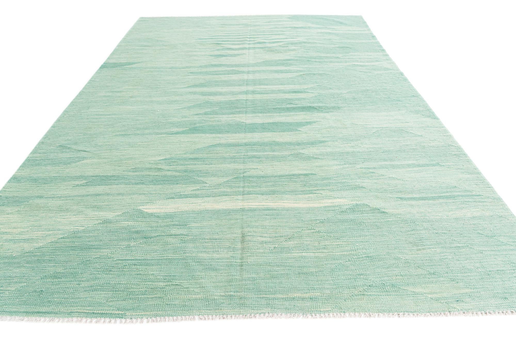 200cm x 290cm Tejido a mano Kilim Modern Alfombra Lana