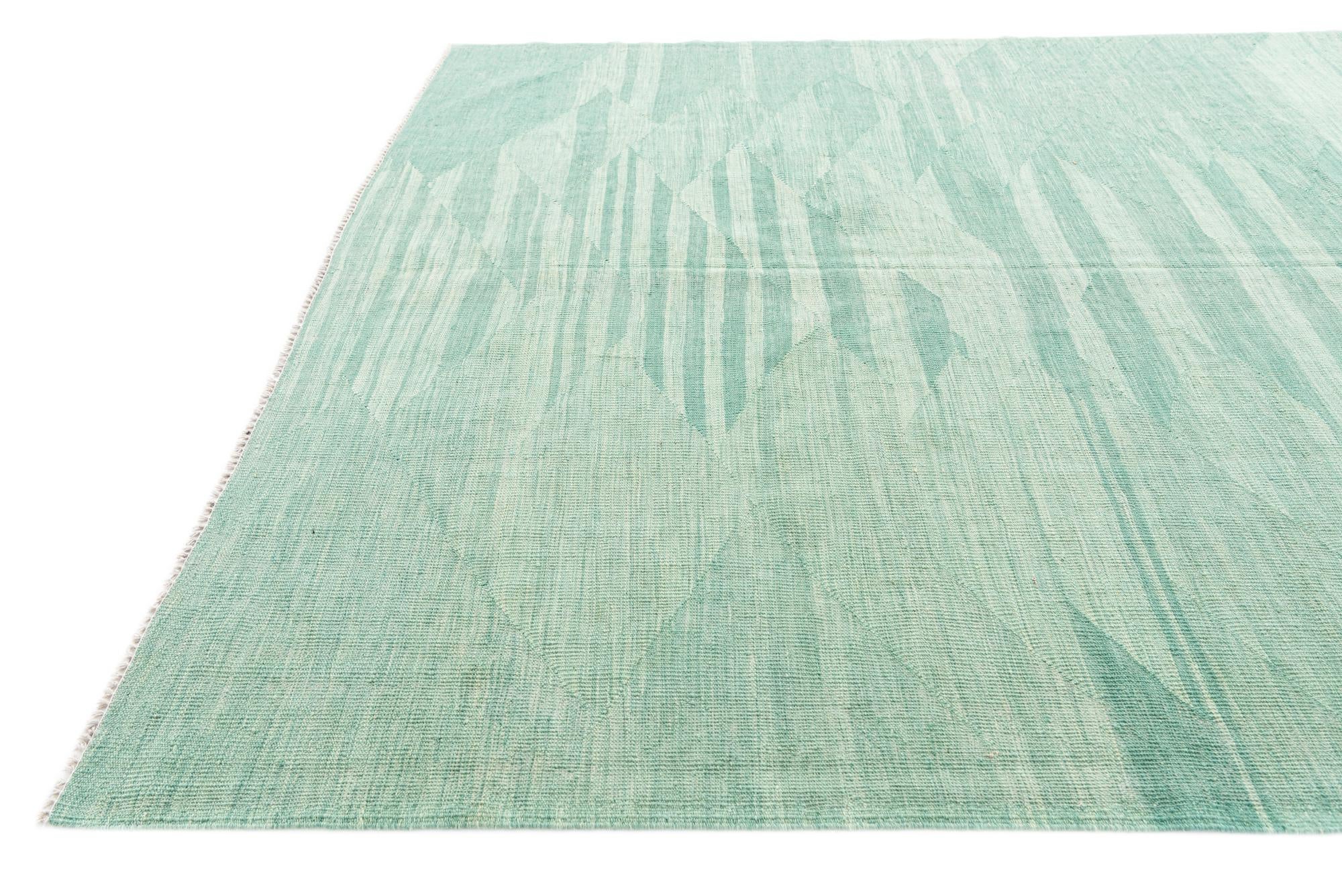 200cm x 290cm Tejido a mano Kilim Modern Alfombra Lana