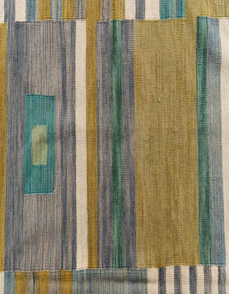 Detail image of 6' 8 x 9' 2  Hand Woven Kilim Modern Wool Rug