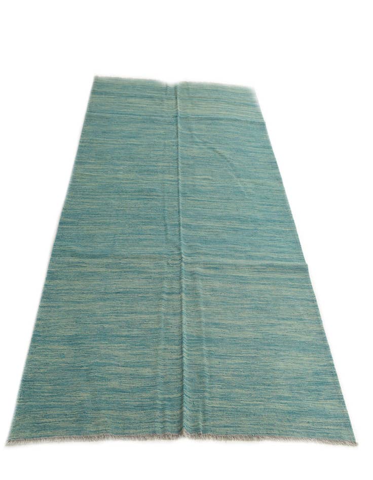 Detail image of 5' 7 x 8'  Hand Woven Kilim Modern Wool Rug