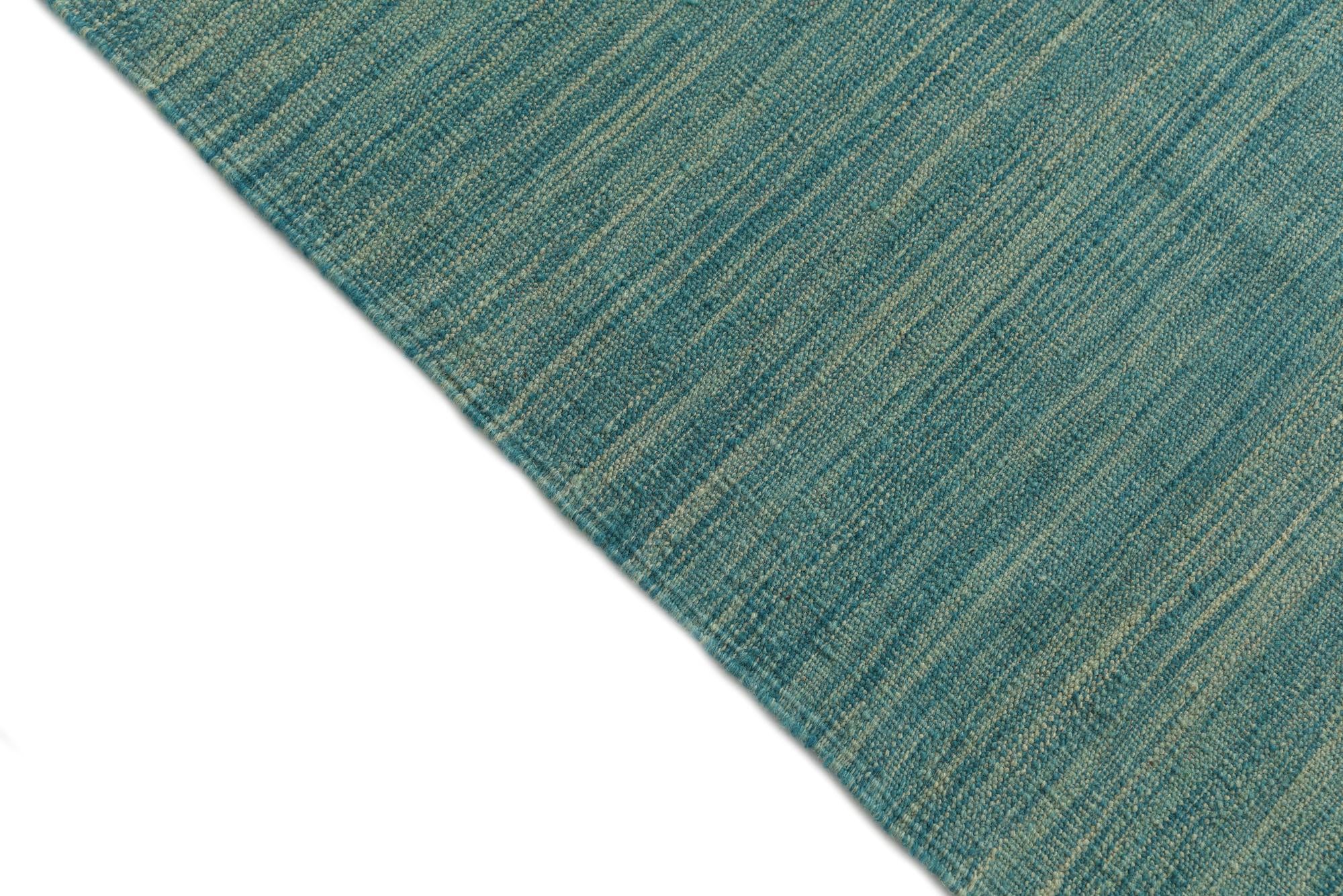 5' 7 x 8' Hand Woven Kilim Modern Wool Rug