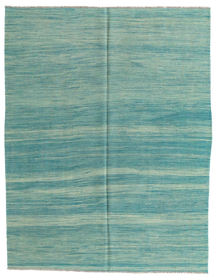 Detail image of 5' 8 x 8' Hand Woven Kilim Modern Wool Rug