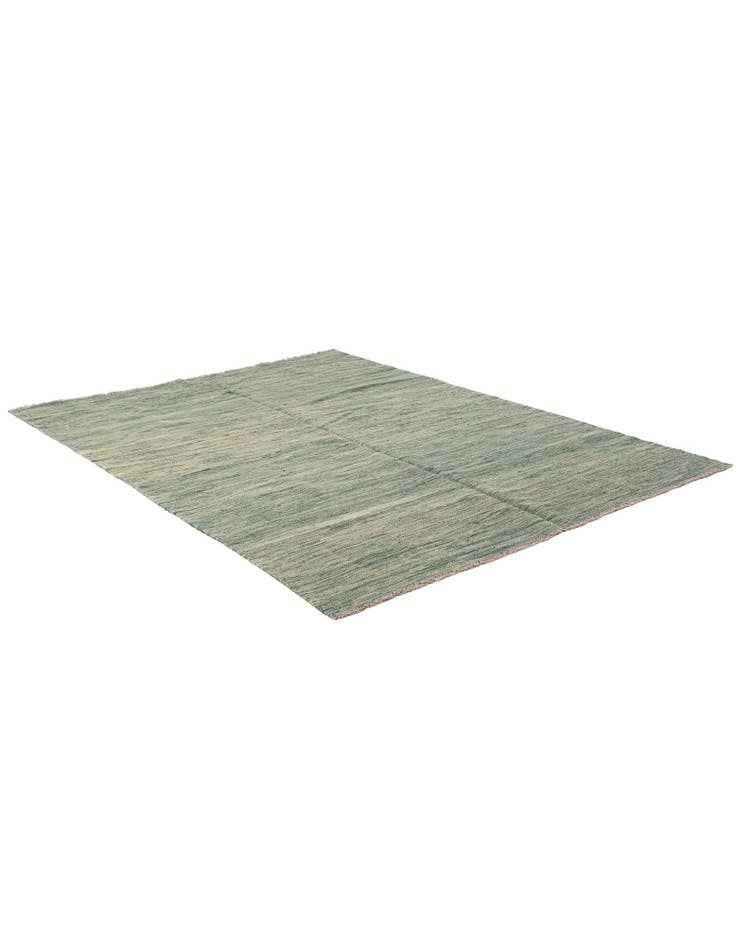 Detail image of 4' 9 x 6' 6  Hand Woven Kilim Modern Wool Rug