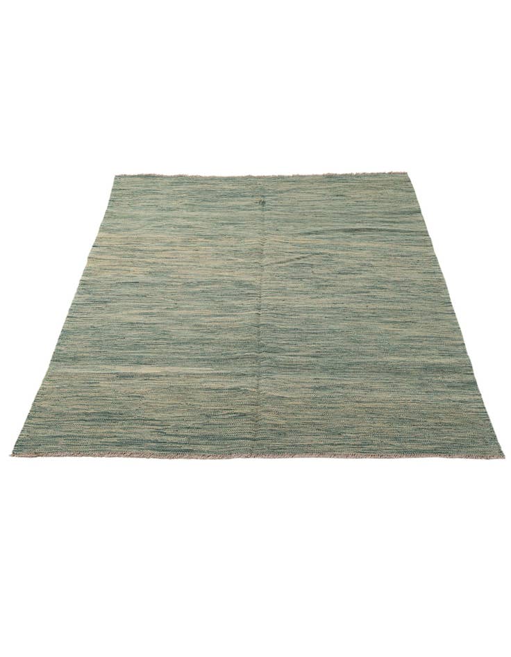 Detail image of 4' 9 x 6' 6  Hand Woven Kilim Modern Wool Rug