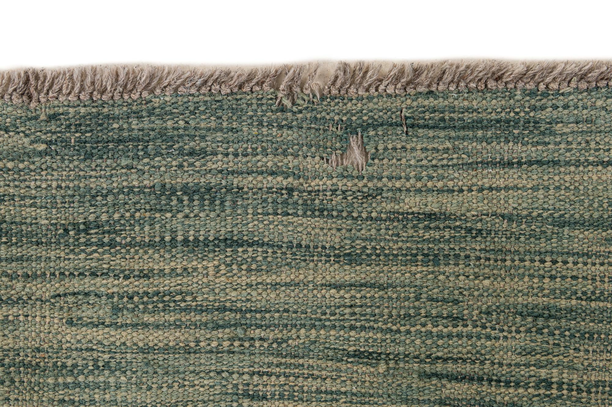 4' 9 x 6' 6 Hand Woven Kilim Modern Wool Rug