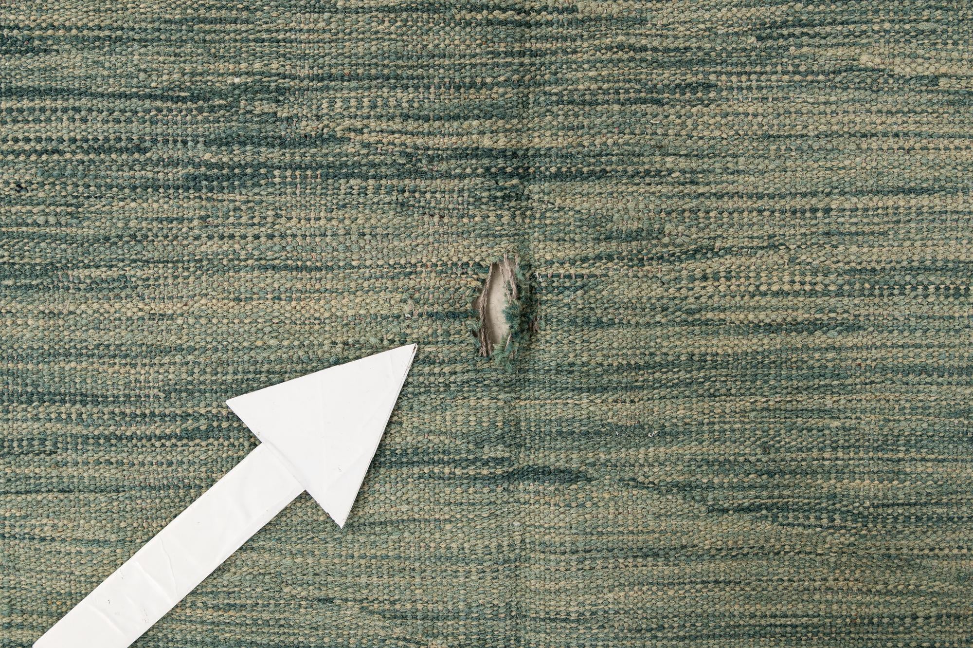 4' 9 x 6' 6 Hand Woven Kilim Modern Wool Rug