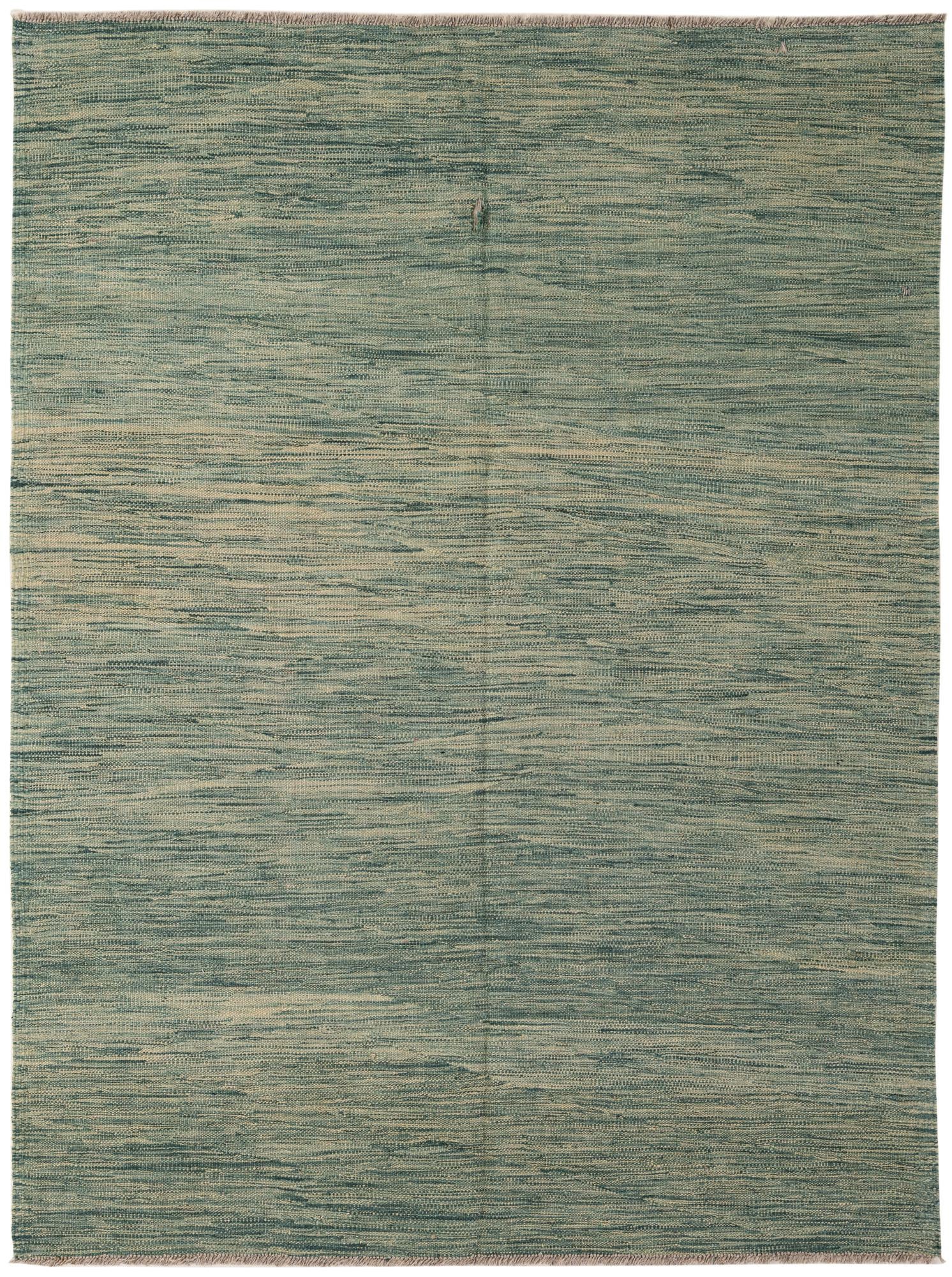 4' 9 x 6' 6 Hand Woven Kilim Modern Wool Rug