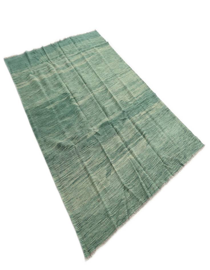 Detail image of 5' 8 x 7' 9 Hand Woven Kilim Modern Wool Rug