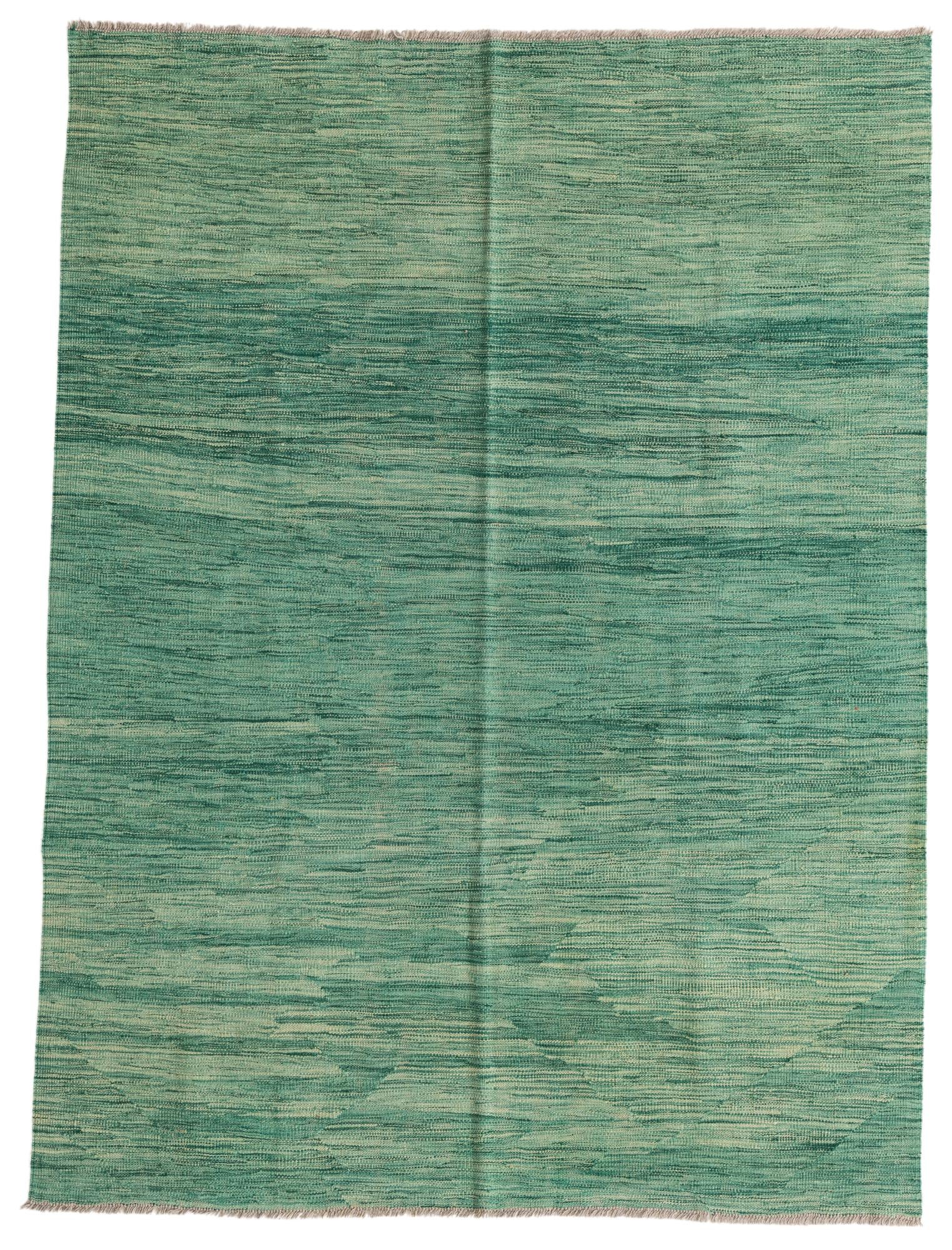 5' x 6' 7 Hand Woven Kilim Modern Wool Rug