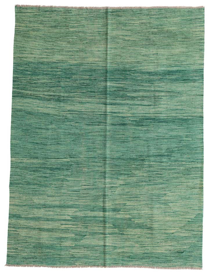 5' x 6' 7 Hand Woven Kilim Modern Wool Rug