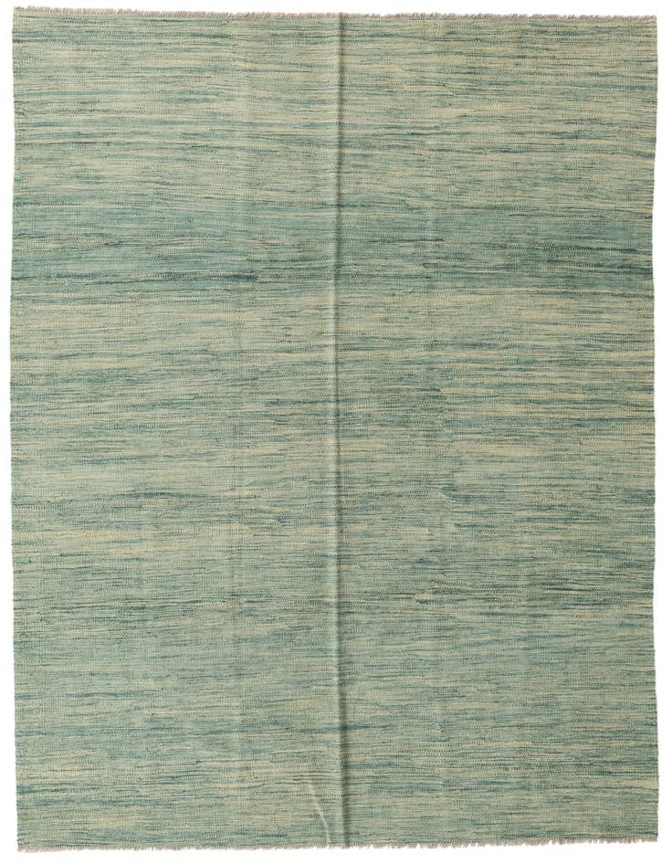 Detail image of 5' 6 x 7' 9 Hand Woven Kilim Modern Wool Rug
