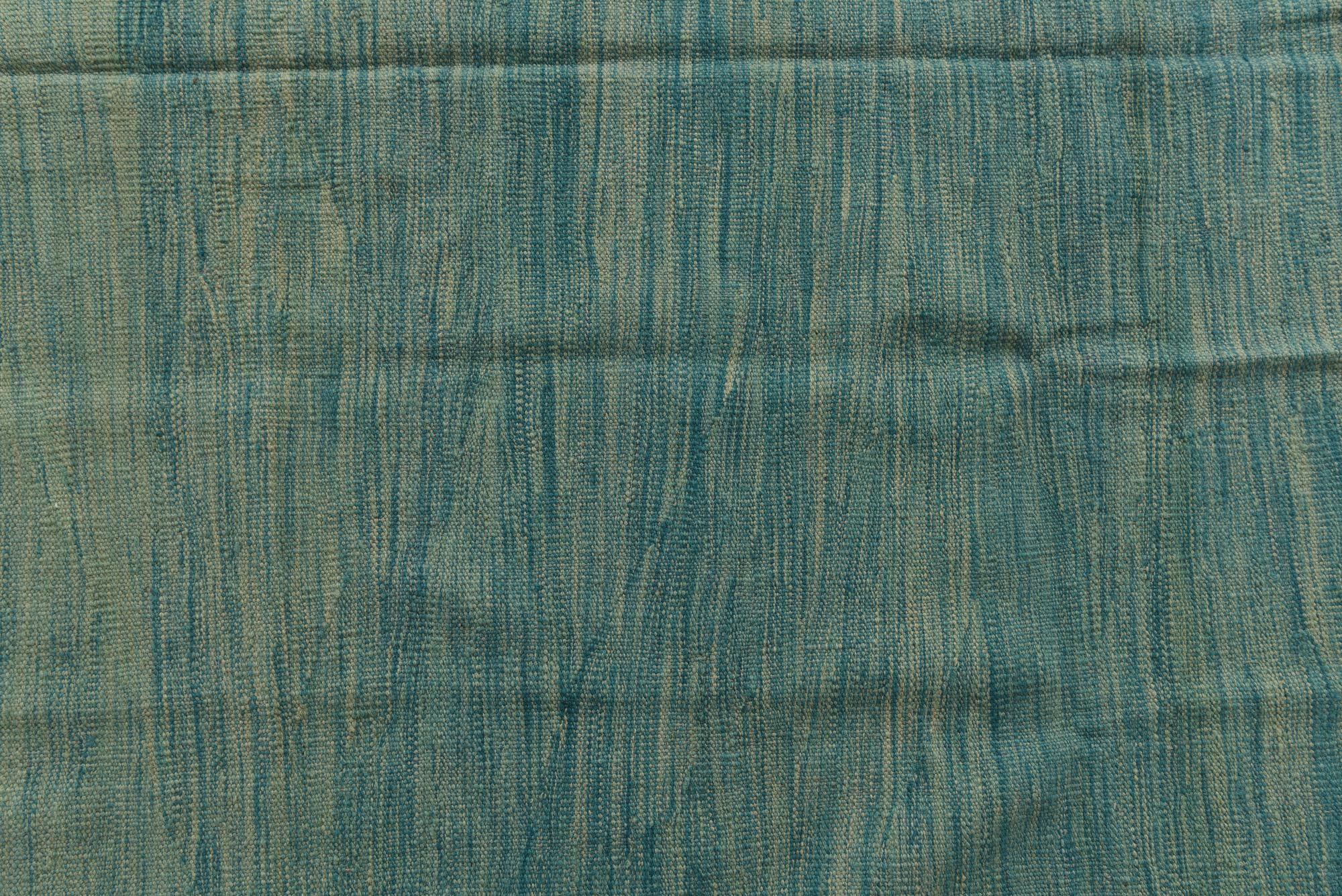 5' 7 x 7' 10 Hand Woven Kilim Modern Wool Rug