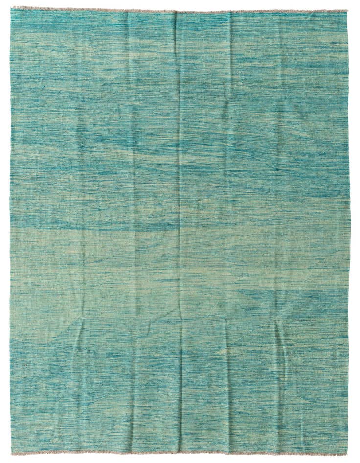 Detail image of 5' 7 x 7' 10 Hand Woven Kilim Modern Wool Rug
