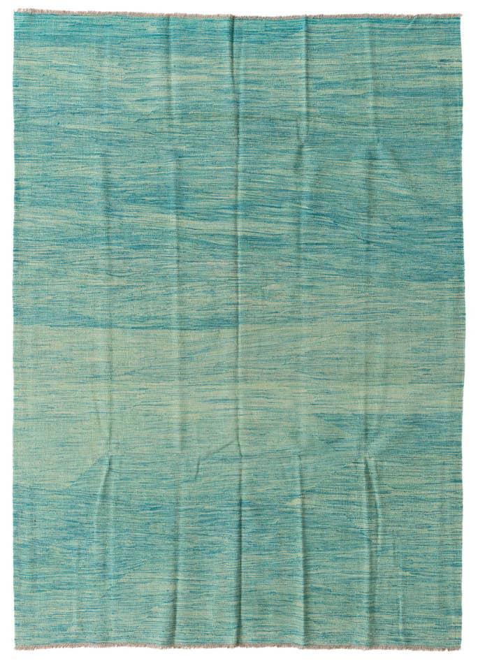 Detail image of 5' 7 x 7' 10 Hand Woven Kilim Modern Wool Rug