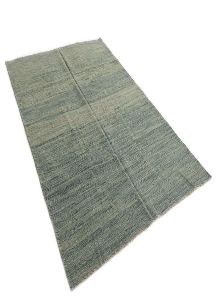 5' 5 x 8' Hand Woven Kilim Modern Wool Rug
