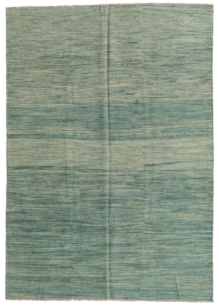 5' 5 x 8' Hand Woven Kilim Modern Wool Rug