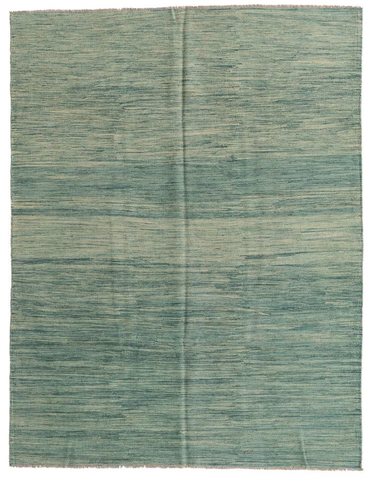 Detail image of 5' 5 x 8' Hand Woven Kilim Modern Wool Rug