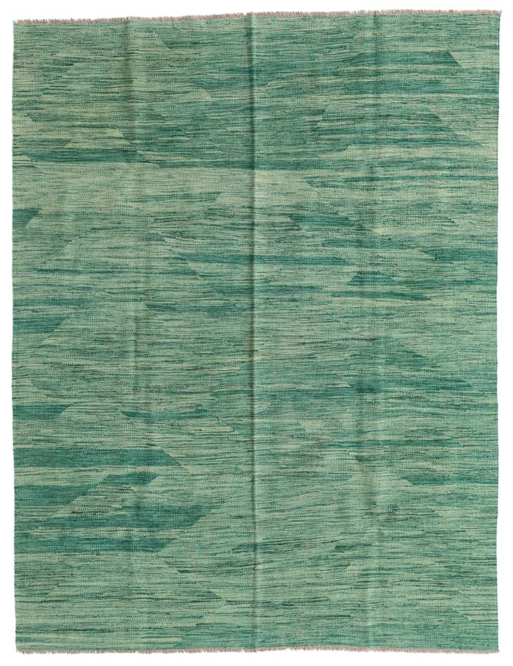 Detail image of 5' 1 x 6' 7 Hand Woven Kilim Modern Wool Rug