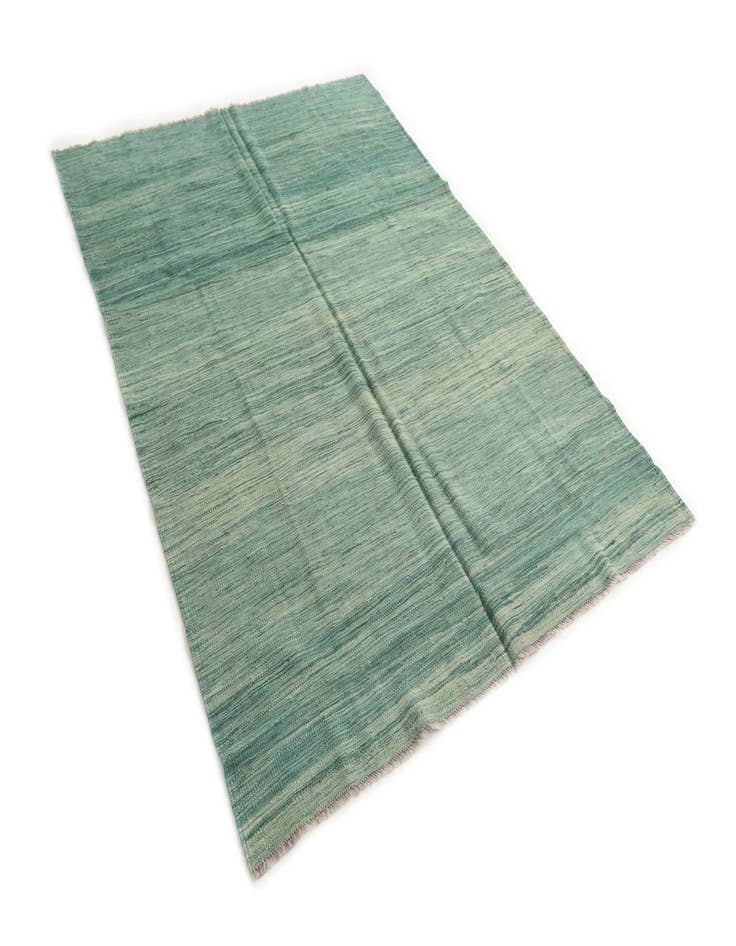 Detail image of 4' 9 x 6' 7  Hand Woven Kilim Modern Wool Rug