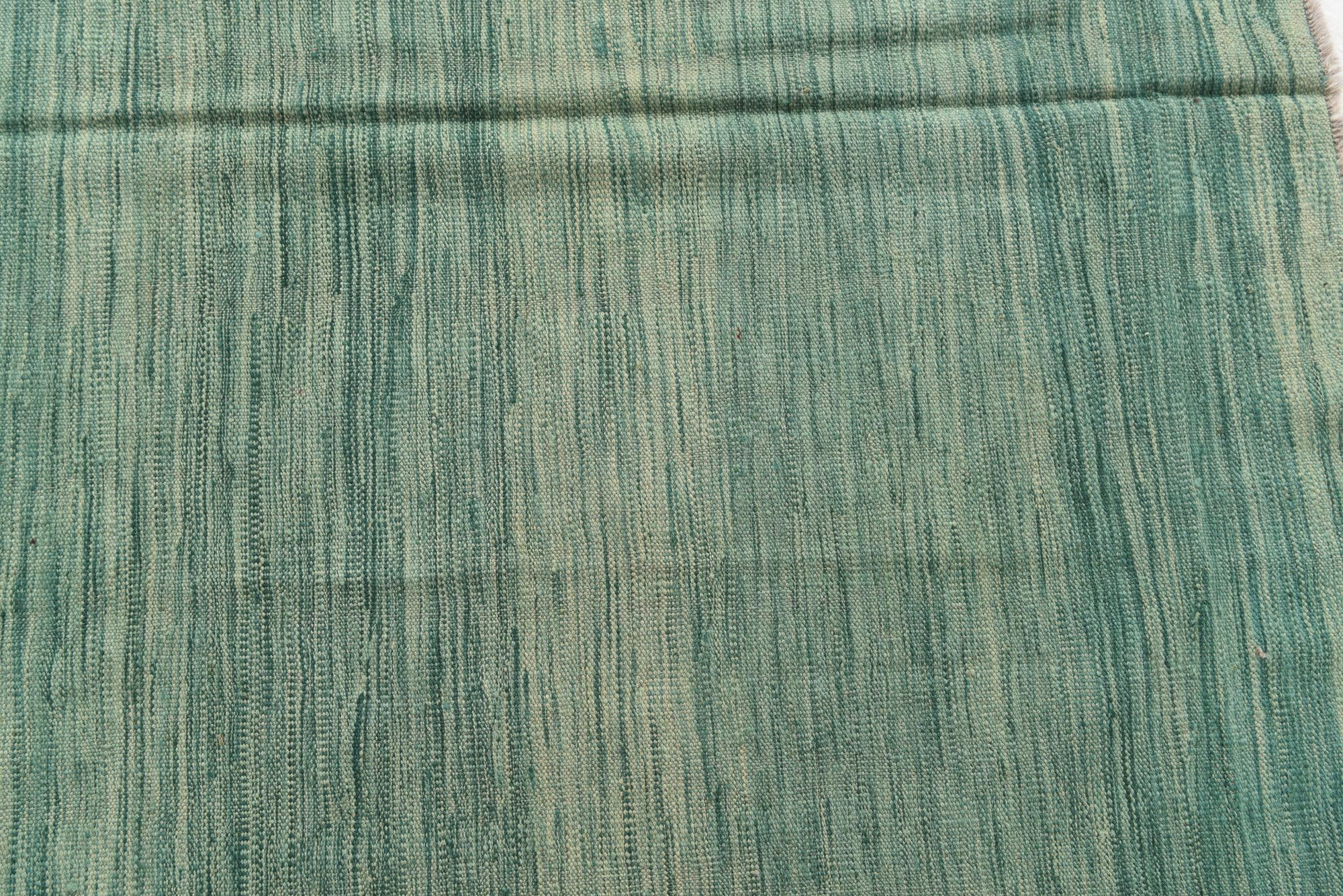 4' 9 x 6' 7 Hand Woven Kilim Modern Wool Rug