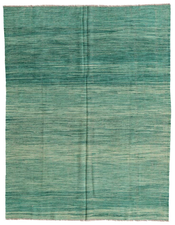 Detail image of 4' 9 x 6' 7 Hand Woven Kilim Modern Wool Rug