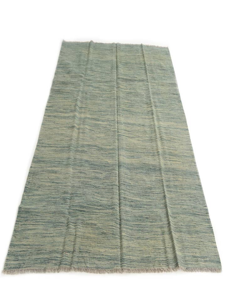 Detail image of 4' 10 x 6' 7  Hand Woven Kilim Modern Wool Rug