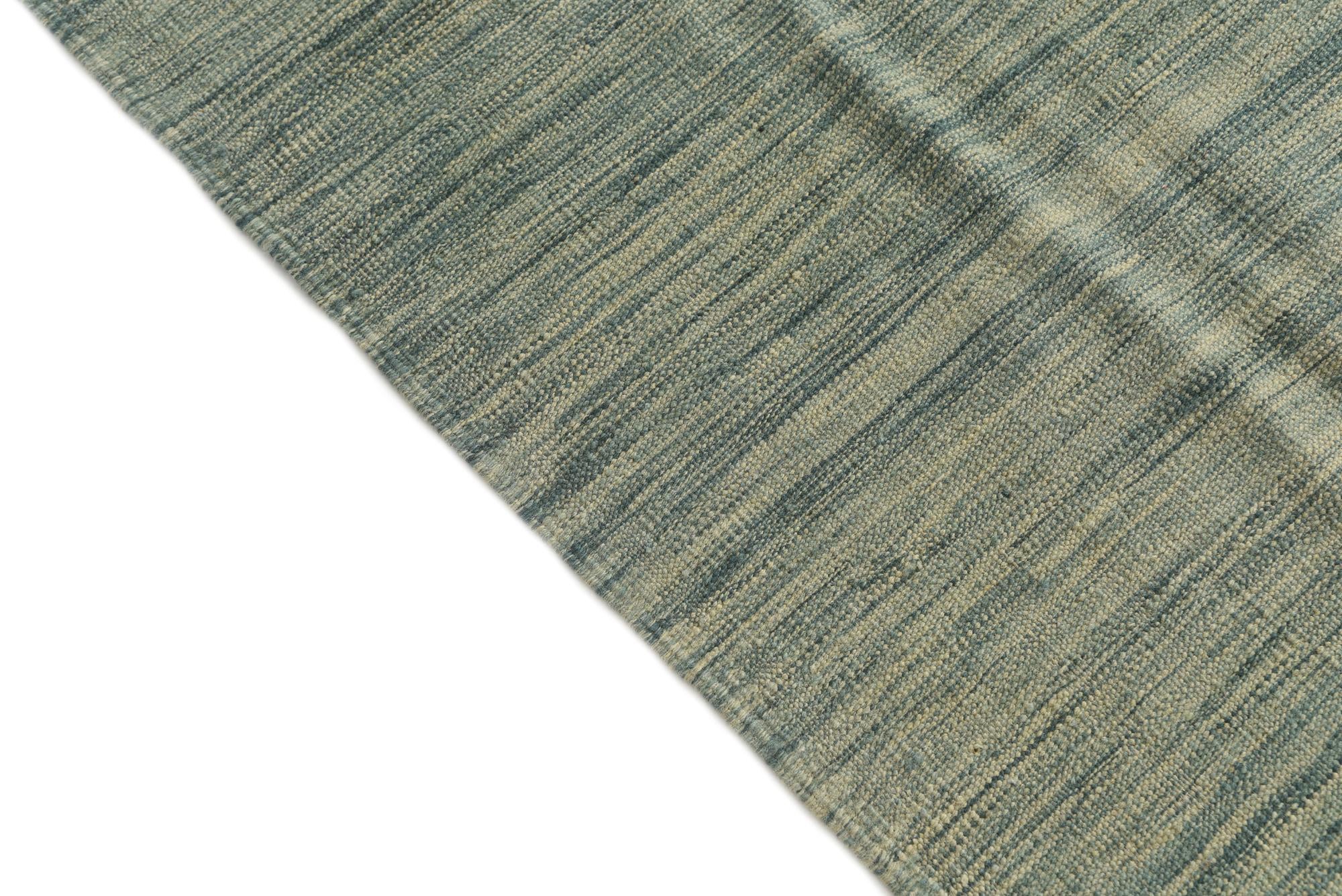 4' 10 x 6' 7 Hand Woven Kilim Modern Wool Rug