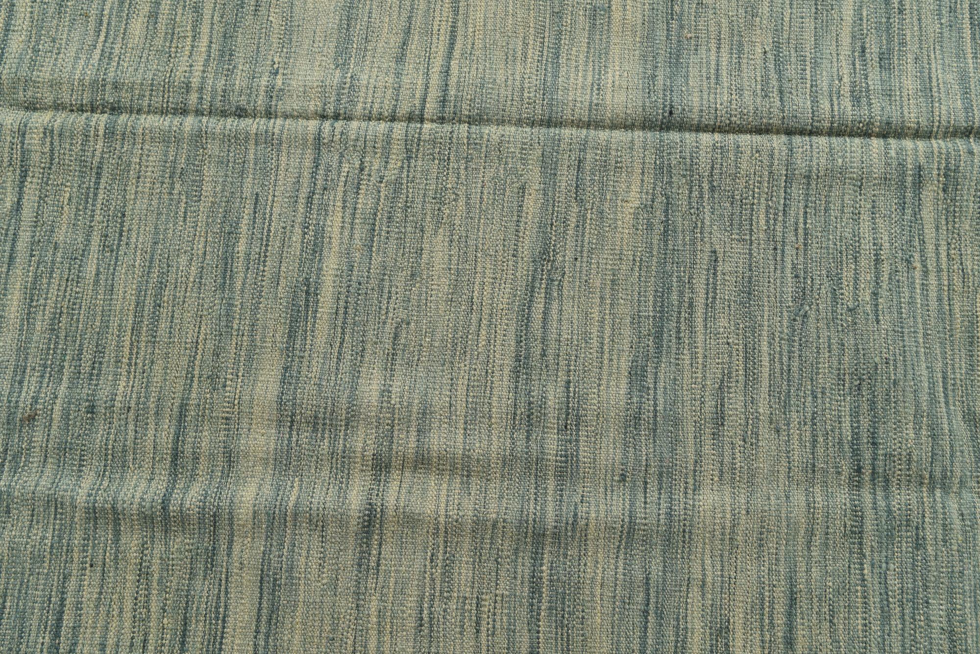4' 10 x 6' 7 Hand Woven Kilim Modern Wool Rug