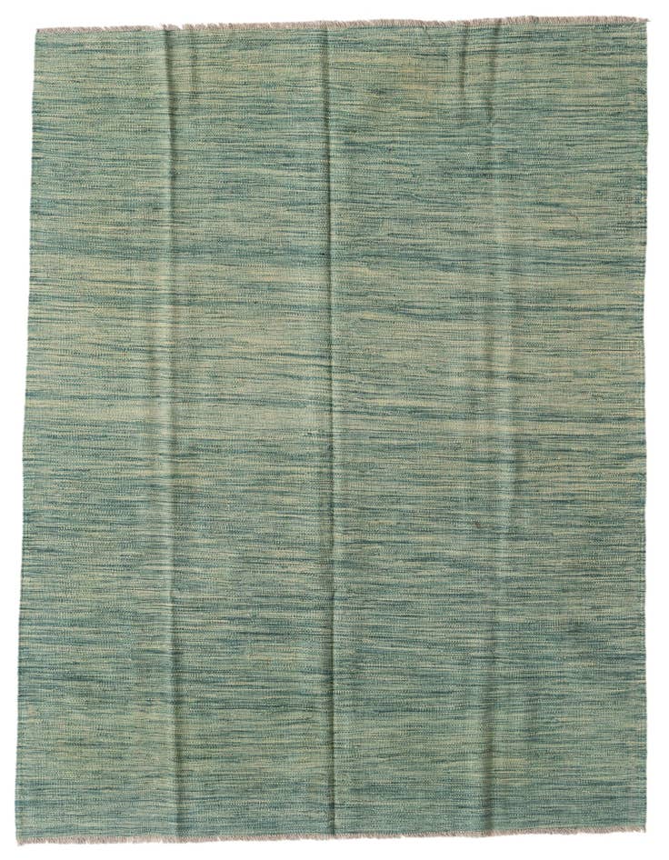 Detail image of 4' 10 x 6' 7 Hand Woven Kilim Modern Wool Rug