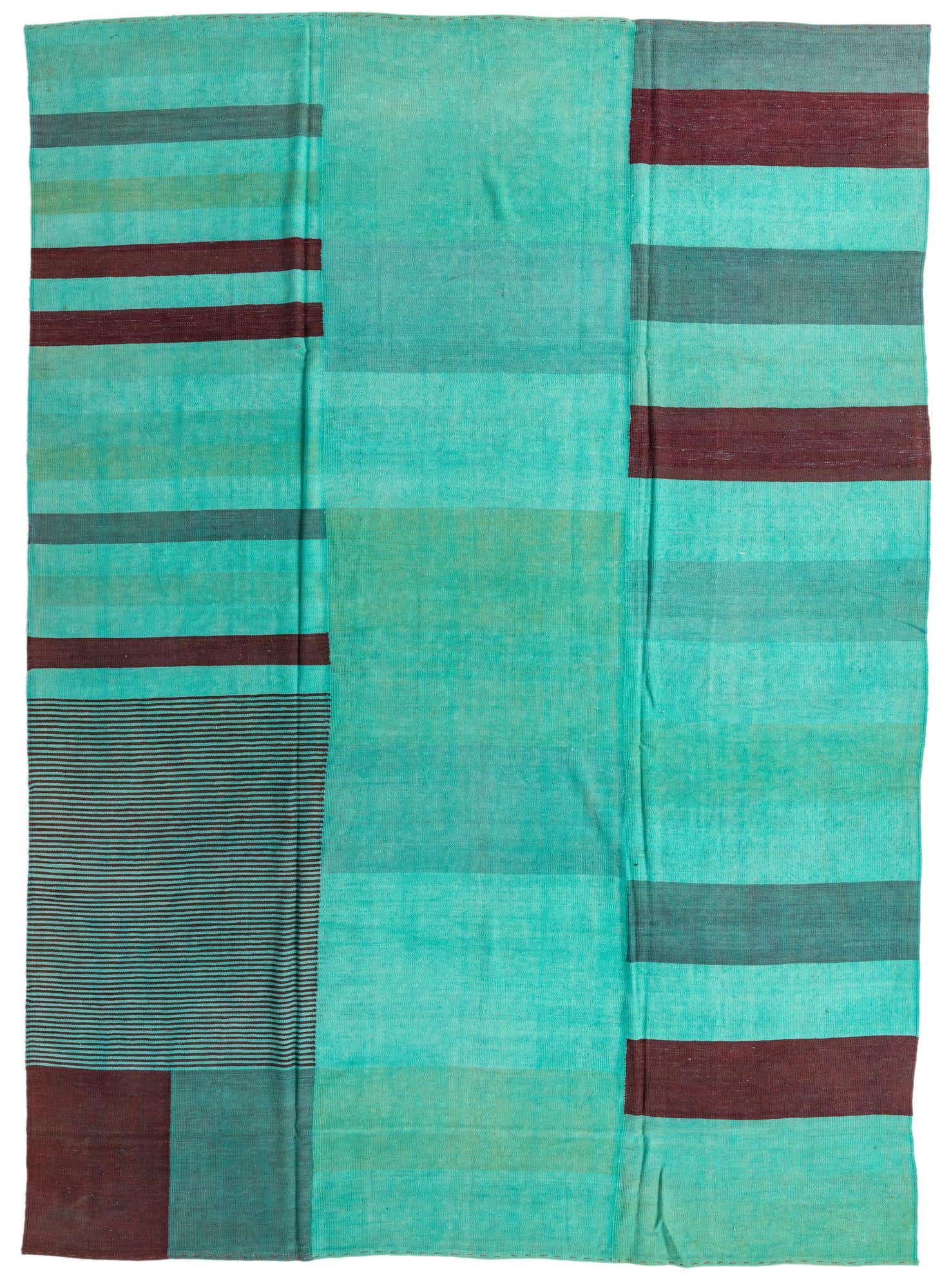 9' 8 x 13' 4 Hand Woven Kilim Modern Wool Rug