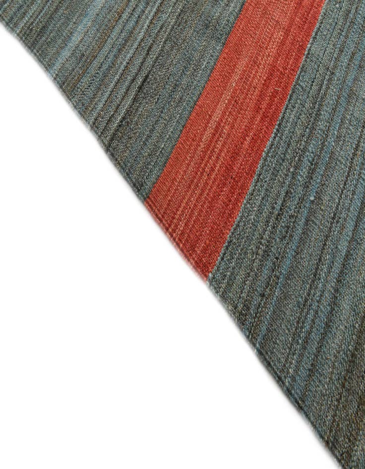 Detail image of 12' 3 x 15' 9  Hand Woven Kilim Modern Wool Rug