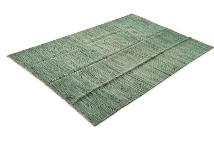 4' x 6' Hand Woven Kilim Modern Wool Rug