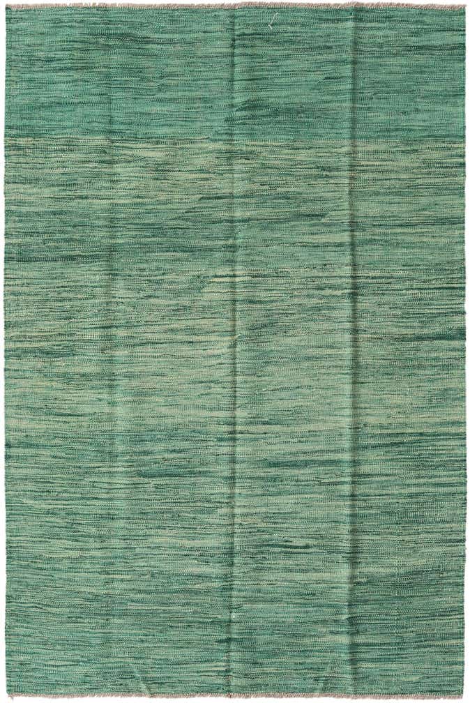 4' x 6' Hand Woven Kilim Modern Wool Rug