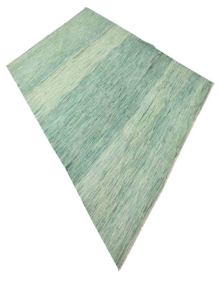 Detail image of 6' 5 x 9' 10  Hand Woven Kilim Modern Wool Rug