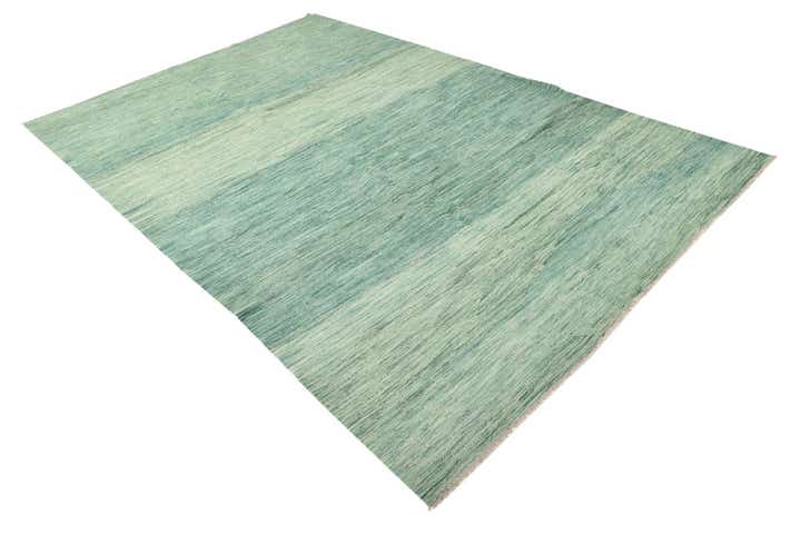 6' 5 x 9' 10 Hand Woven Kilim Modern Wool Rug