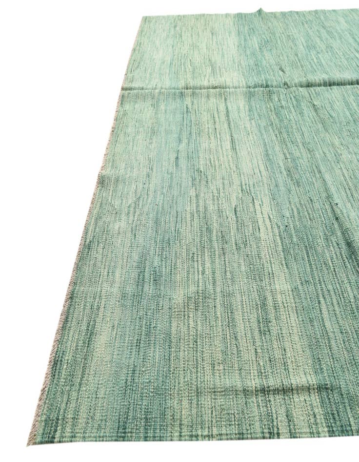 Detail image of 6' 5 x 9' 10  Hand Woven Kilim Modern Wool Rug