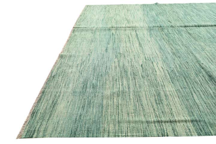 6' 5 x 9' 10 Hand Woven Kilim Modern Wool Rug