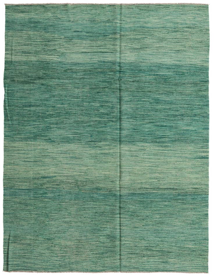 Detail image of 6' 5 x 9' 10 Hand Woven Kilim Modern Wool Rug