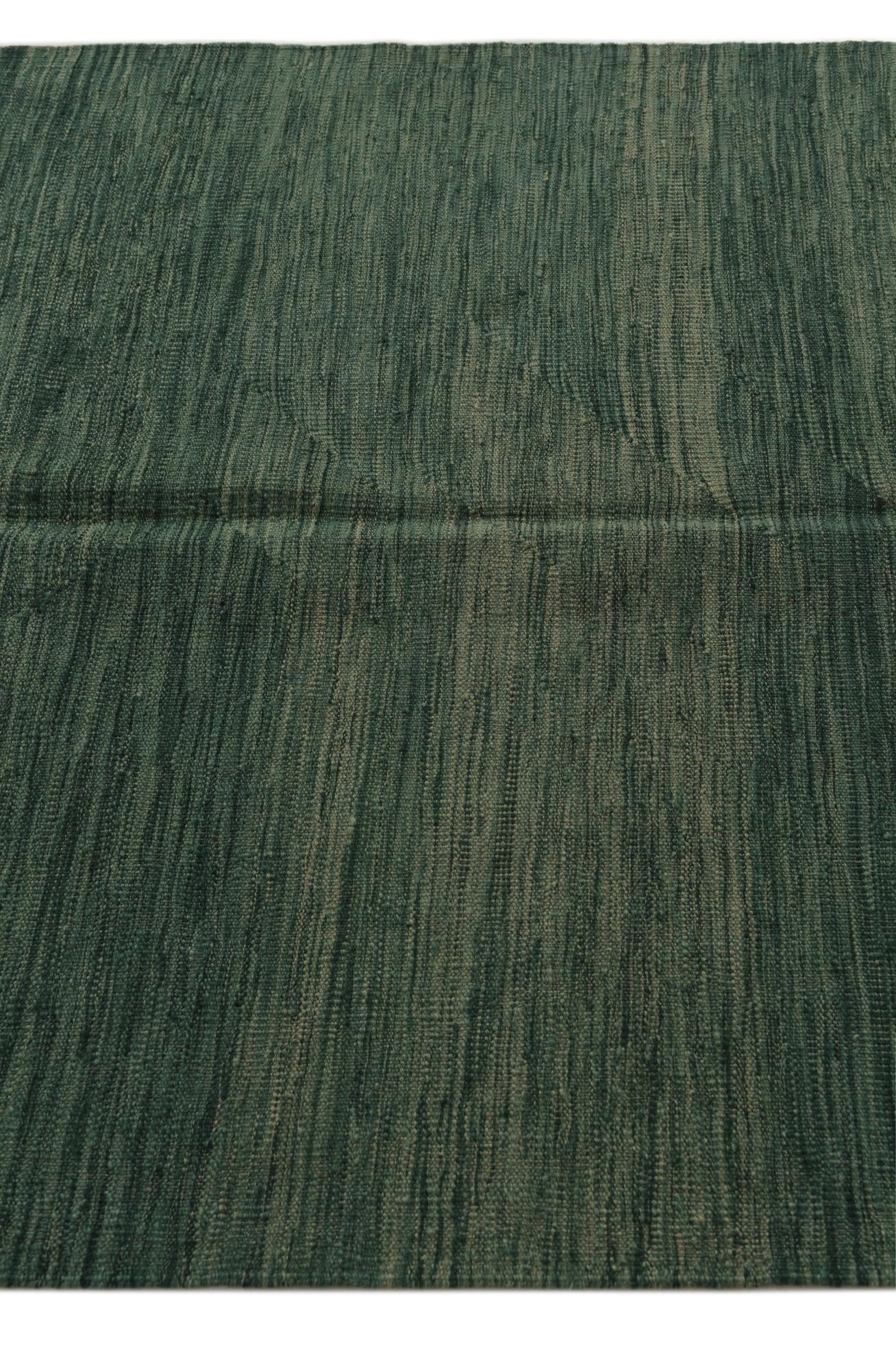 4' 1 x 6' 1 Hand Woven Kilim Modern Wool Rug