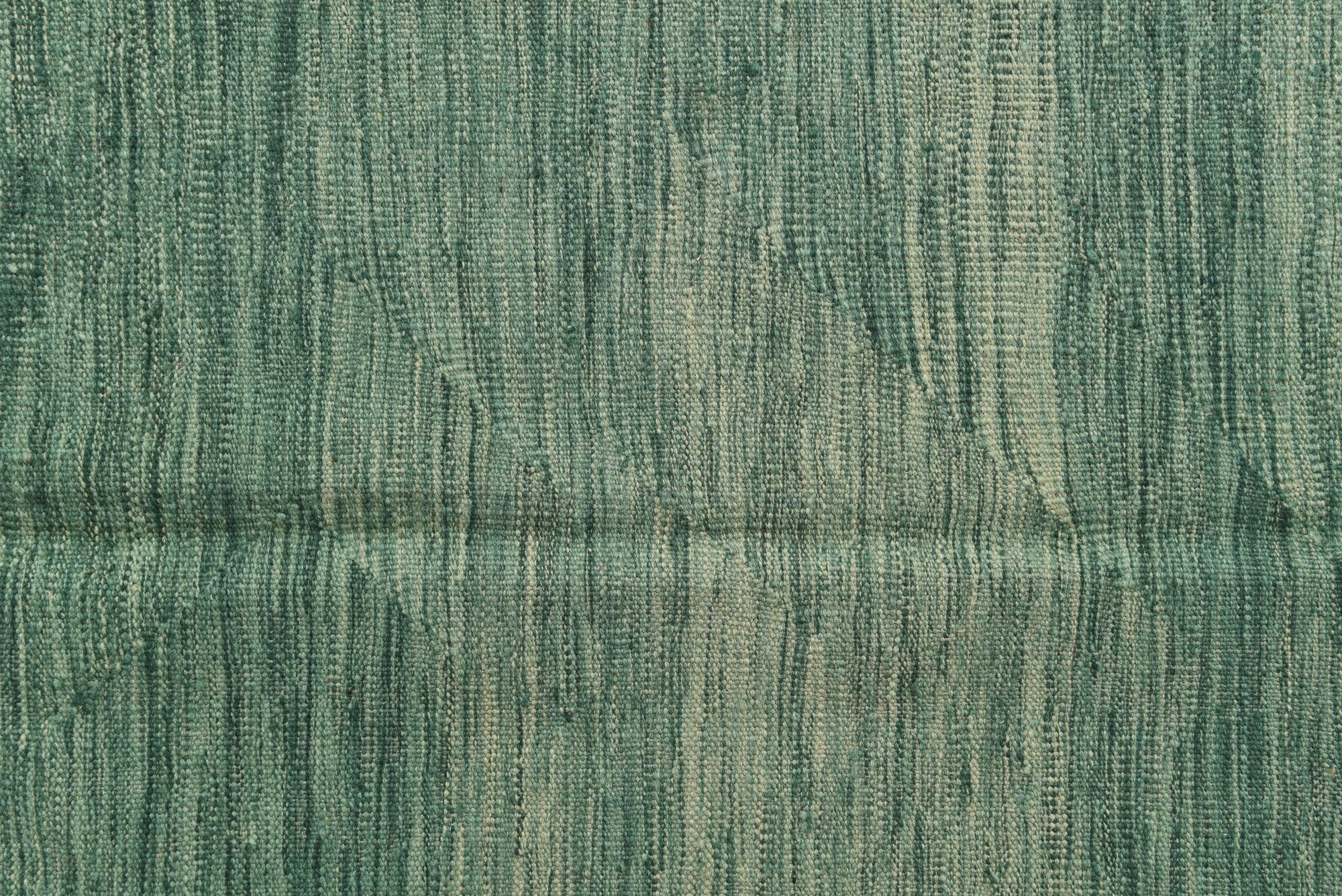 4' 1 x 6' 1 Hand Woven Kilim Modern Wool Rug