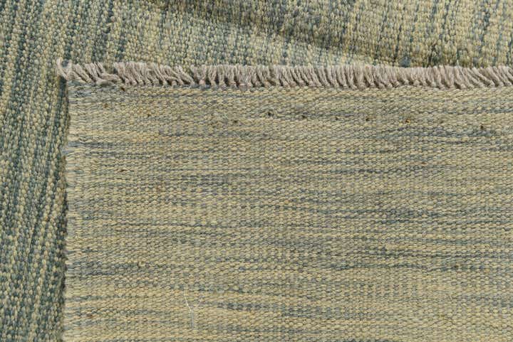 4' 1 x 6' 2 Hand Woven Kilim Modern Wool Rug