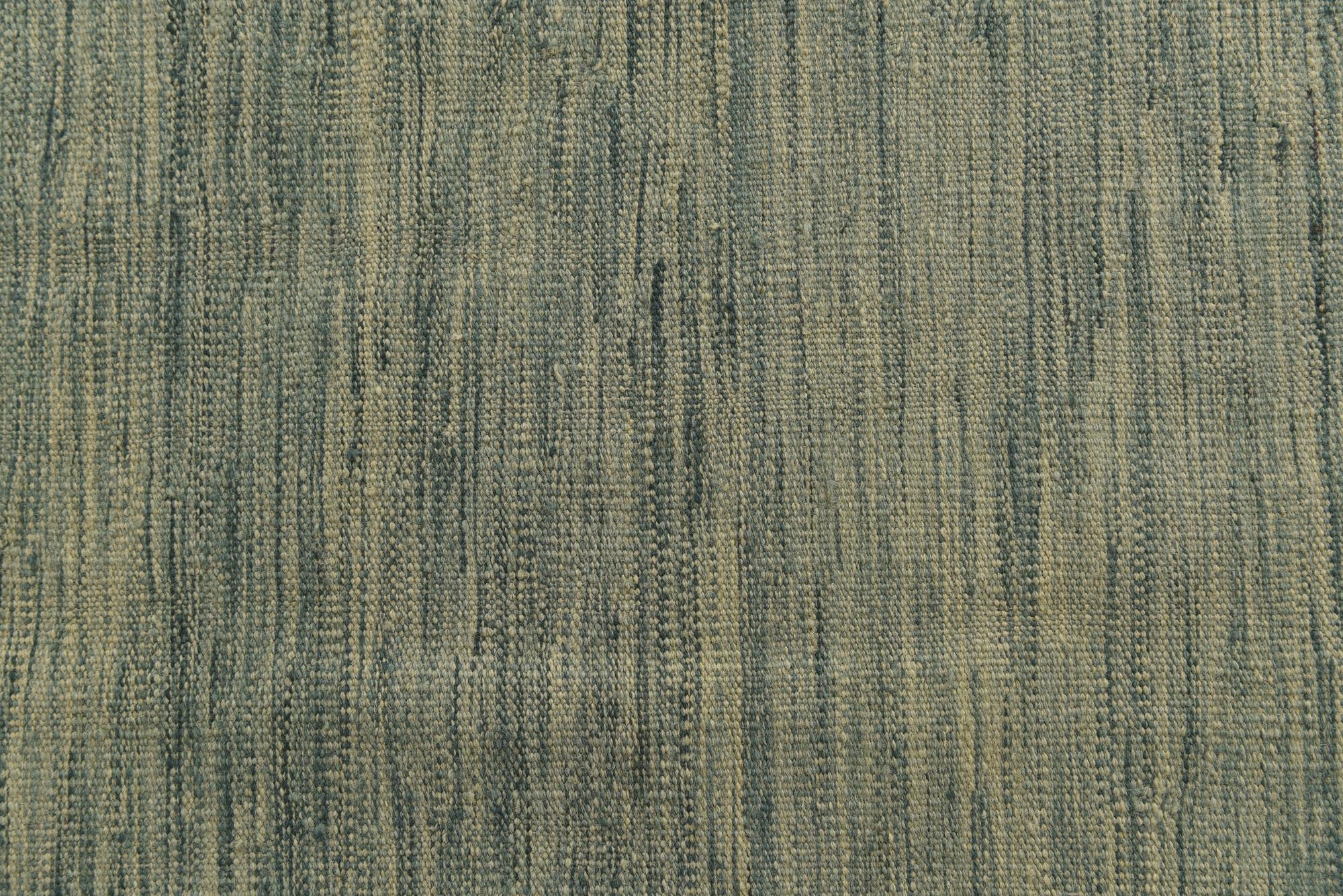 4' 10 x 6' 7 Hand Woven Kilim Modern Wool Rug