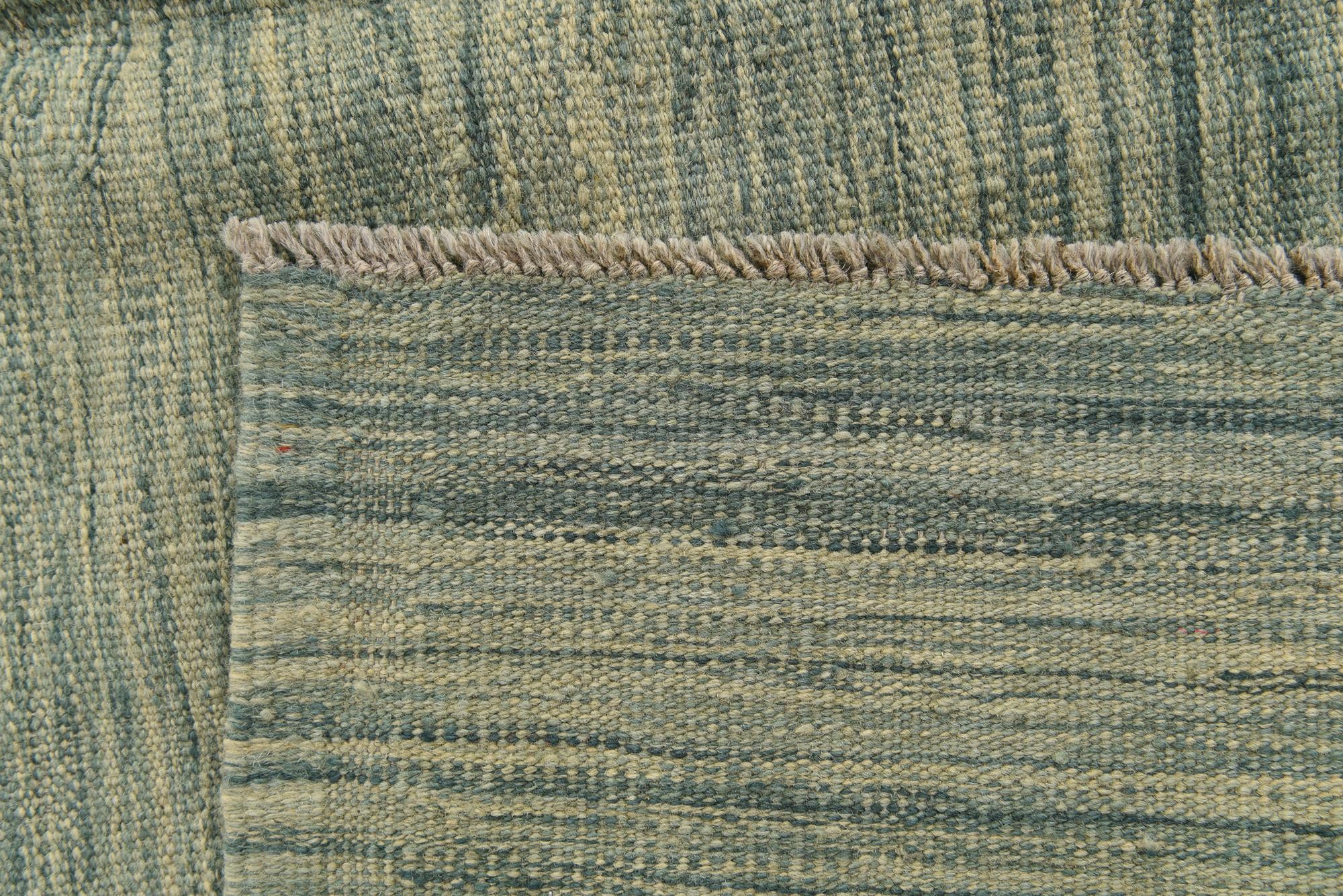 4' 10 x 6' 7 Hand Woven Kilim Modern Wool Rug